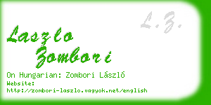 laszlo zombori business card